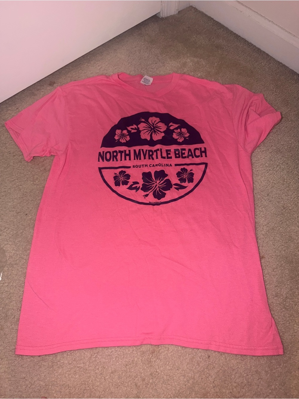 North Myrtle Beach Pink Graphic Tee